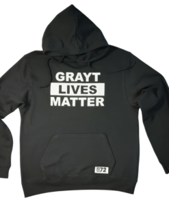 Alternative view of Grayt Lives Matter Hoodies
